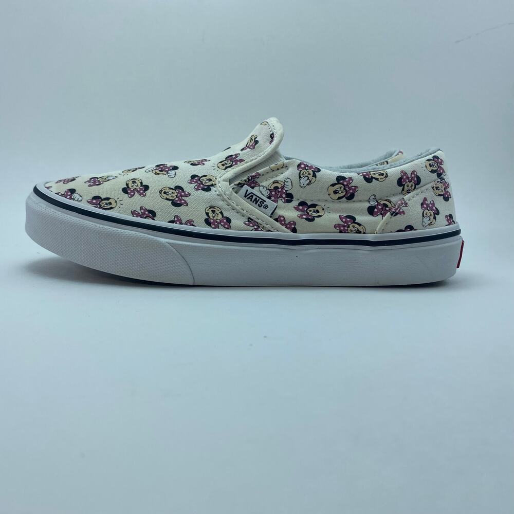 DISNEY X VANS “Minnie Mouse & Friends” Slip On Shoes Youth Kids Size 5